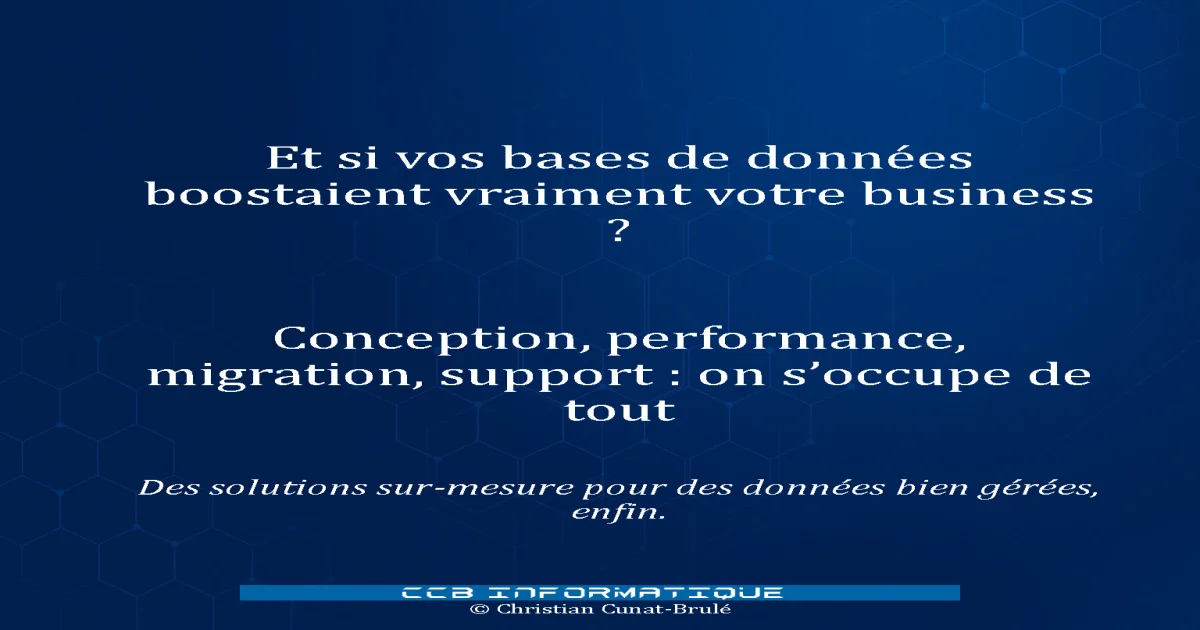 Image de l’article Carrousel : Optimiser vos bases de données