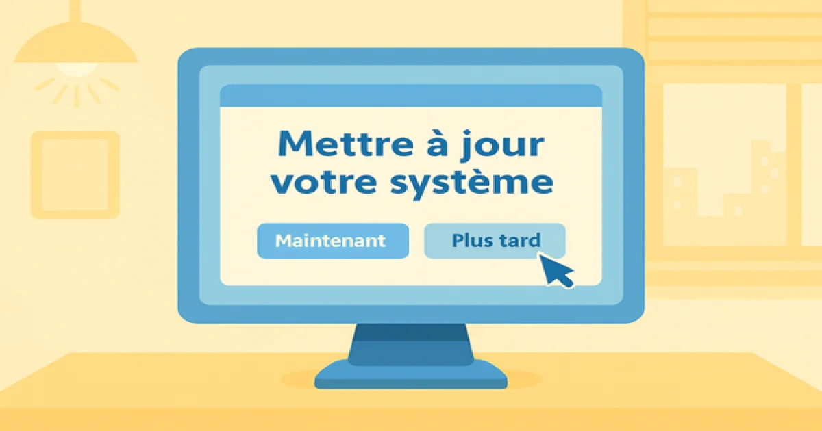 Image de l’article Mises à jour système et logiciels pour sécuriser vos outils