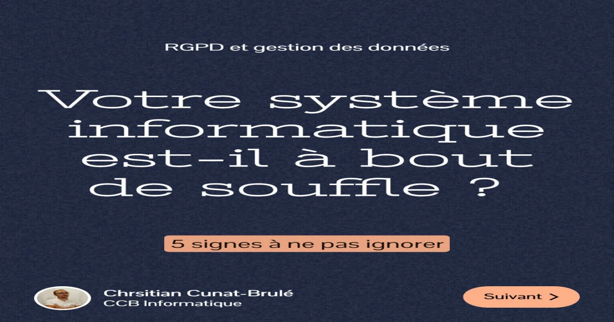 Image de l’article Carrousel : Les 5 signes d’alerte à ne pas ignorer pour vos systèmes informatique