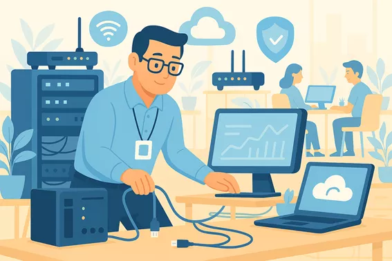 Image de Une infrastructure réseaux et systèmes, les bases solides pour votre TPE