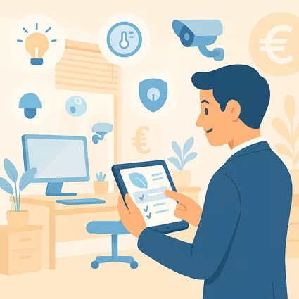 Image de La domotique professionnelle, un investissement accessible et rentable