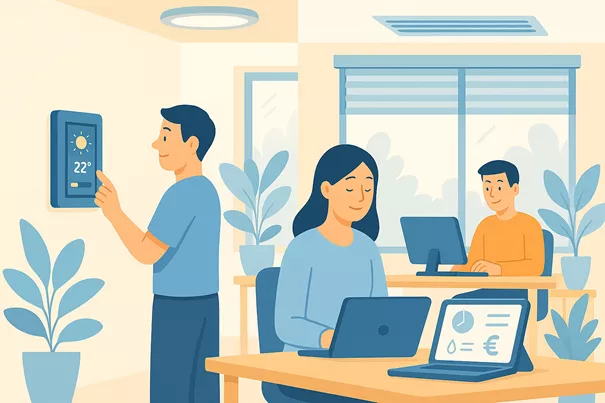 Image de Améliorer le confort des salariés avec des bâtiments connectés